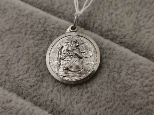 Silver  ET+ St. Christopher Pendant
