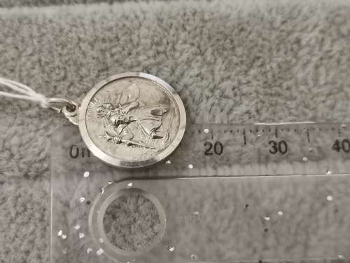 Silver  ET+ St. Christopher Pendant