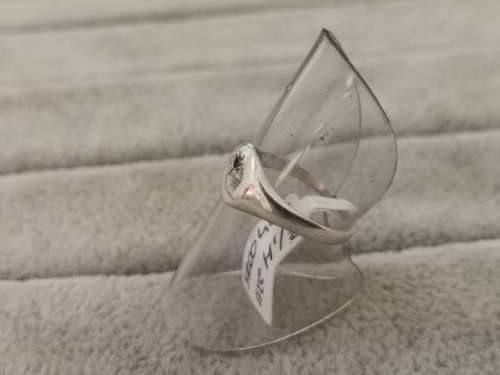 Dainty Silver Ruby Ring