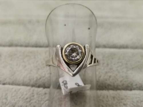 Unique Silver and Gold Ring