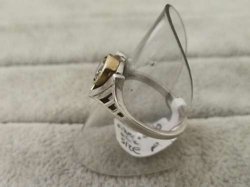 Unique Silver and Gold Ring