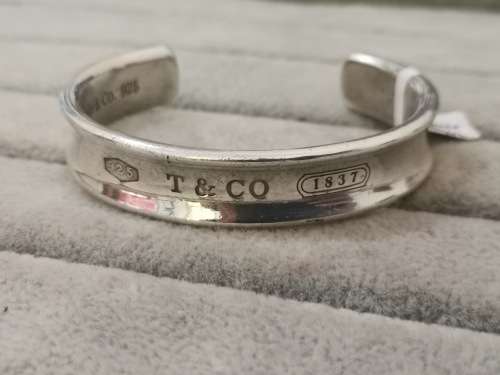 Silver Tiffany and Co. 1837 Cuff