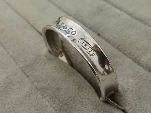 Silver Tiffany and Co. 1837 Cuff