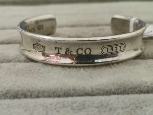 Silver Tiffany and Co. 1837 Cuff