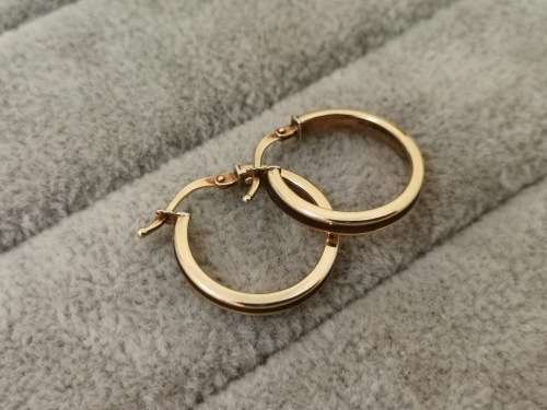 Stunning 9ct Gold Hoop Earrings