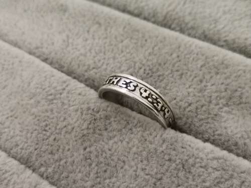 Sterling Silver Bible Verse Ring