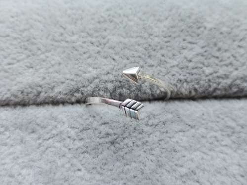Cute Silver Arrow Ring