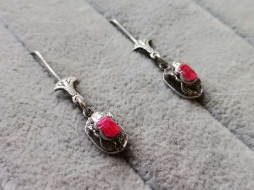 DISCOUNT!! Egyptian Silver Earrings