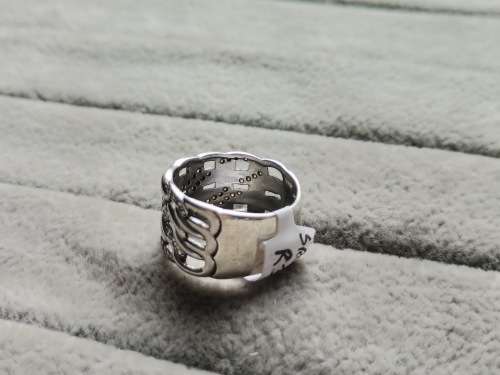 DISCOUNT!! Unique Silver Chain Ring