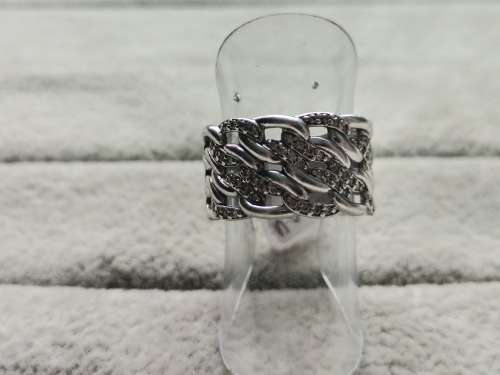 DISCOUNT!! Unique Silver Chain Ring