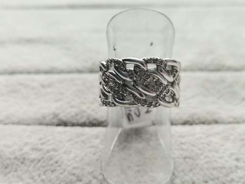 DISCOUNT!! Unique Silver Chain Ring