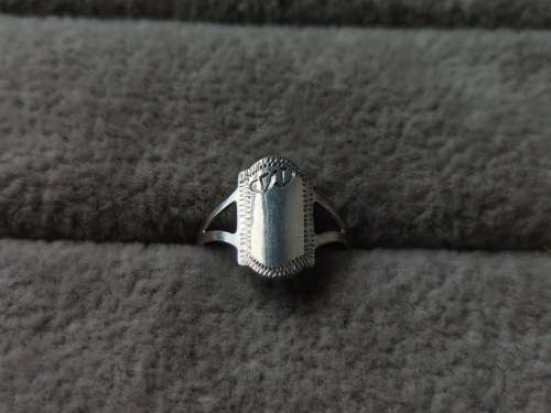 Detailed Silver Signet Ring