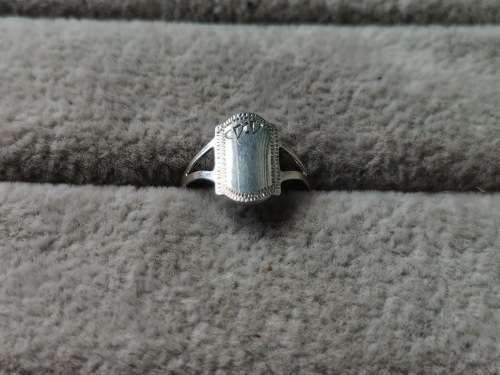 Detailed Silver Signet Ring