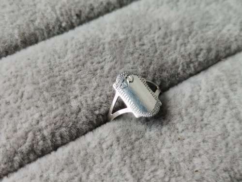 Detailed Silver Signet Ring