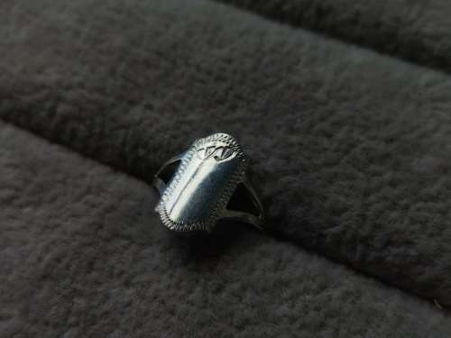 Detailed Silver Signet Ring