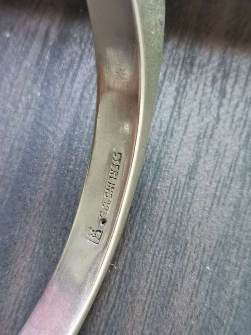 Unique Silver Bangle