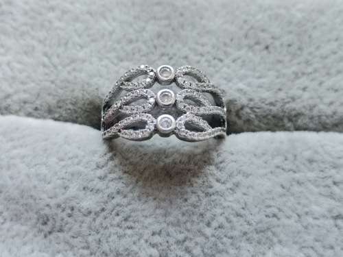Detailed Silver Ring