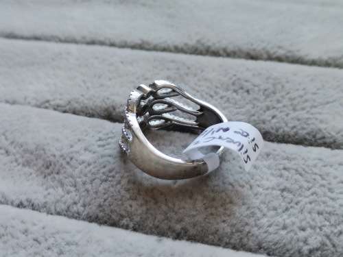 Detailed Silver Ring