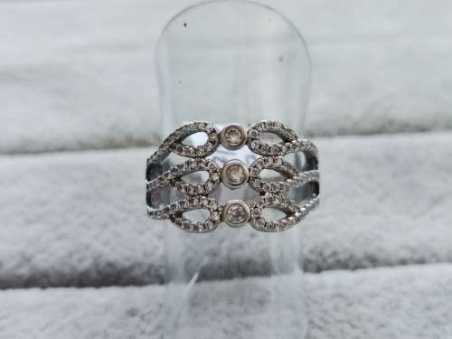 Detailed Silver Ring