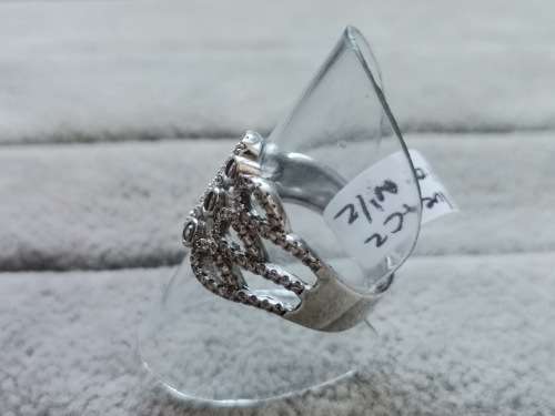 Detailed Silver Ring