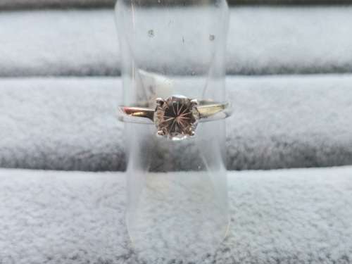 DISCOUNT!! Silver Solitaire Ring