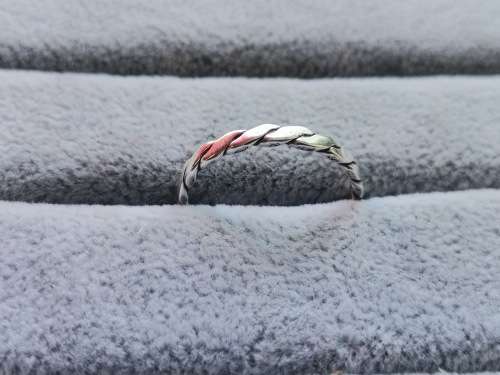 DISCOUNT!! Patterned Silver Ring