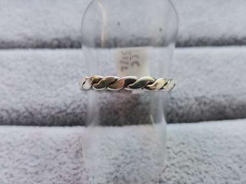 DISCOUNT!! Patterned Silver Ring