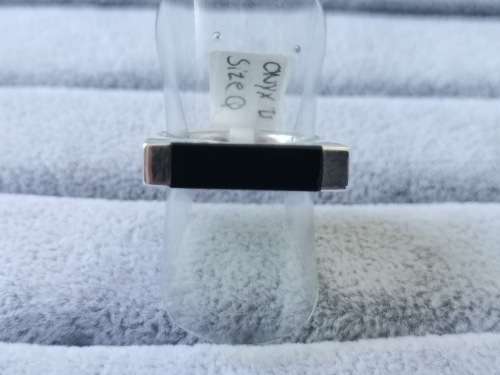 DISCOUNT!! Silver Thomas Sabo Onyx Ring