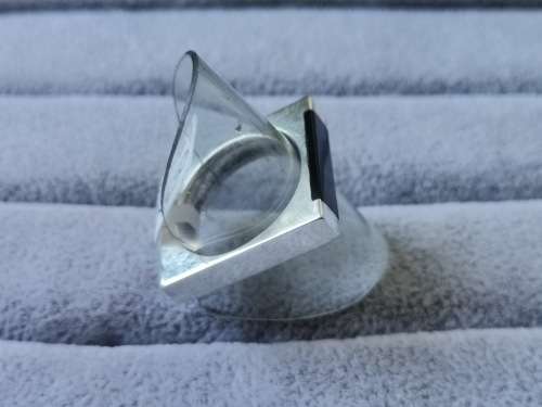 DISCOUNT!! Silver Thomas Sabo Onyx Ring