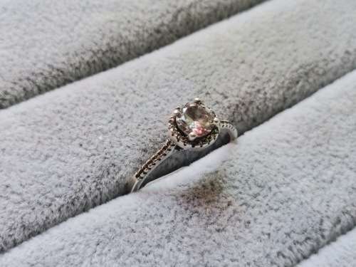 DISCOUNT!! Silver Halo Ring