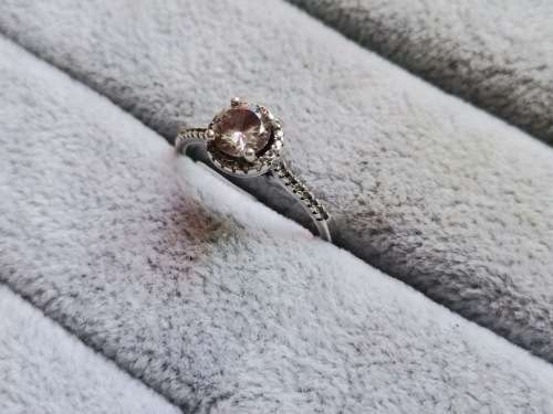 DISCOUNT!! Silver Halo Ring