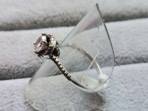 DISCOUNT!! Silver Halo Ring