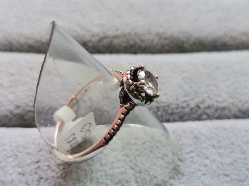 DISCOUNT!! Silver Halo Ring