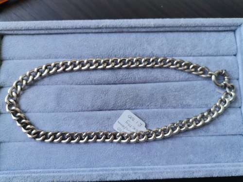 Silver Curb Chain