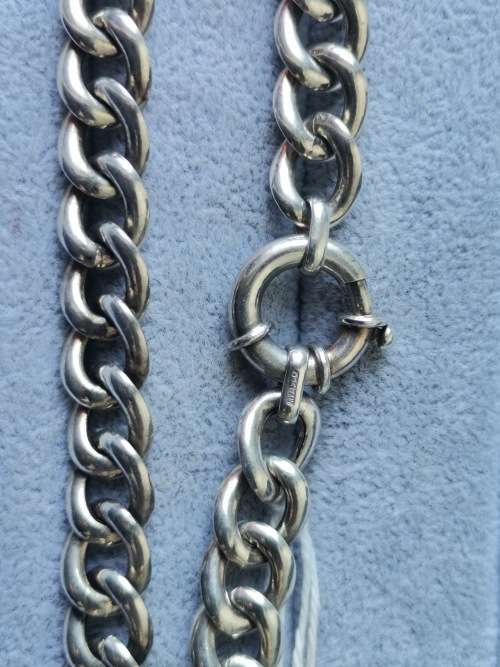 Silver Curb Chain