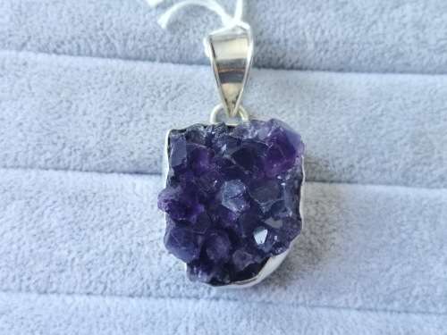 Discount!! Silver Amethyst Pendant