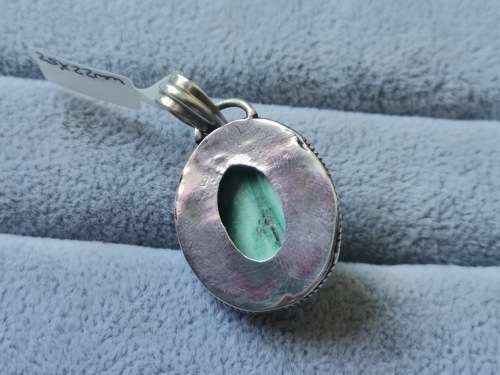 Discount!! Silver Turquenite Pendant