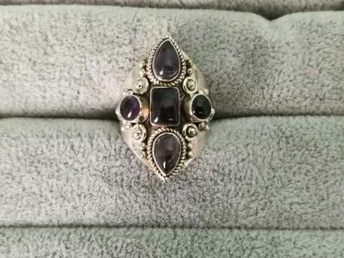 DISCOUNT!!! Silver Amethyst Ring
