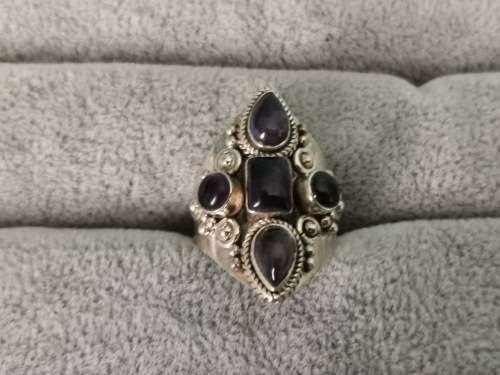 DISCOUNT!!! Silver Amethyst Ring