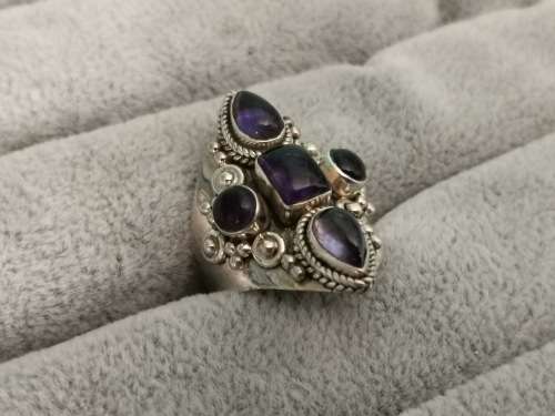 DISCOUNT!!! Silver Amethyst Ring