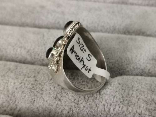 DISCOUNT!!! Silver Amethyst Ring