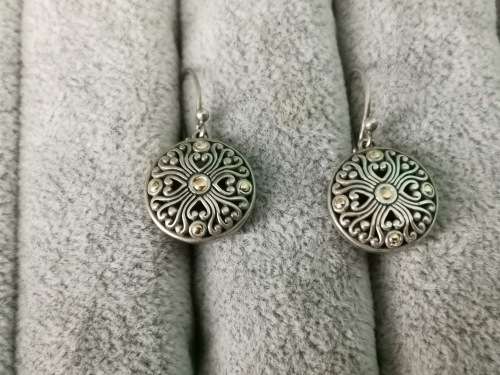 Gold and Silver Earrings