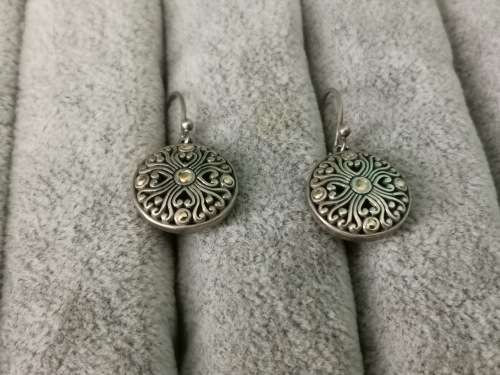 Gold and Silver Earrings