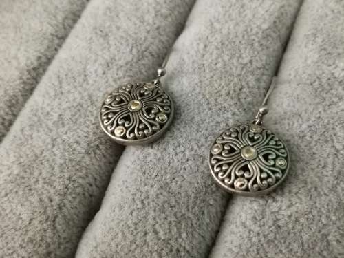 Gold and Silver Earrings
