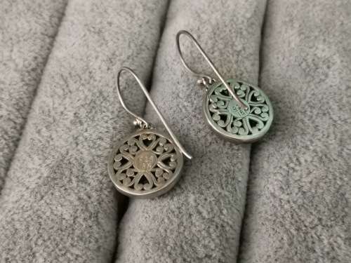 Gold and Silver Earrings