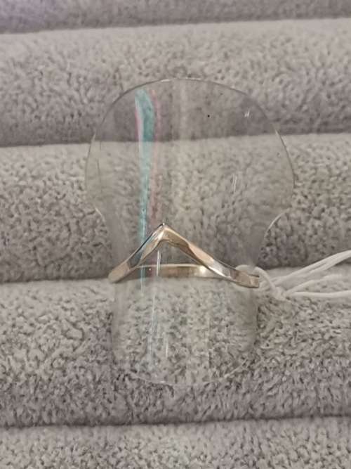 Silver Wishbone Ring