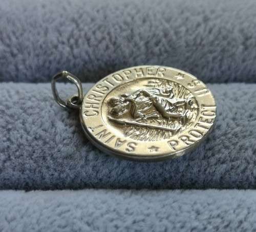 Silver St. Christopher Pendant