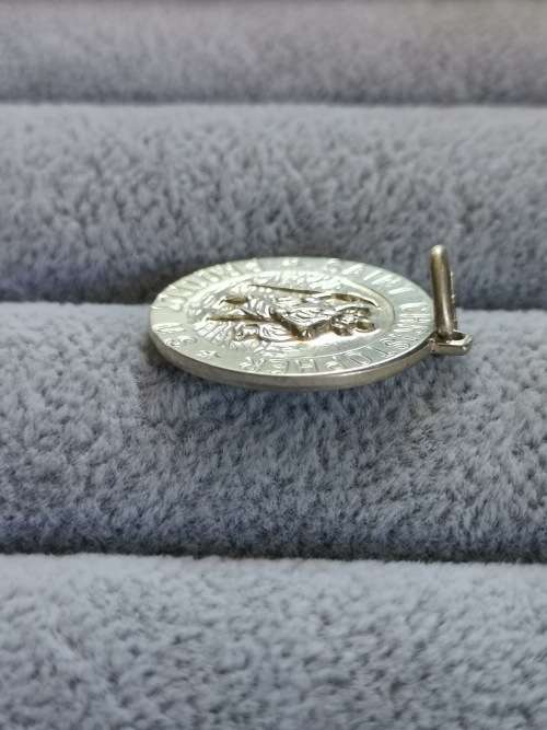 Silver St. Christopher Pendant