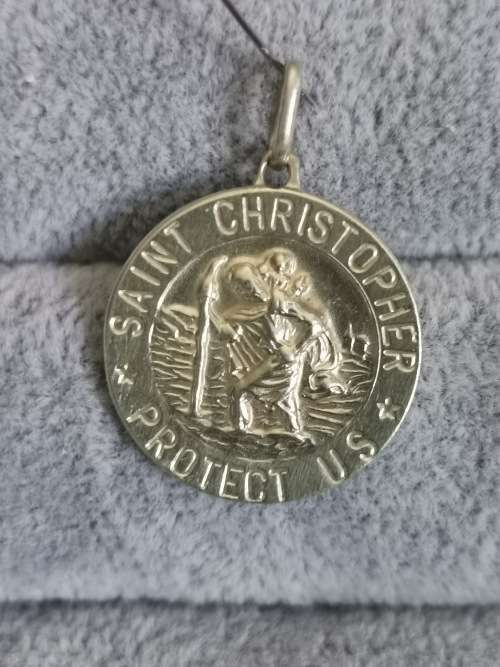 Silver St. Christopher Pendant