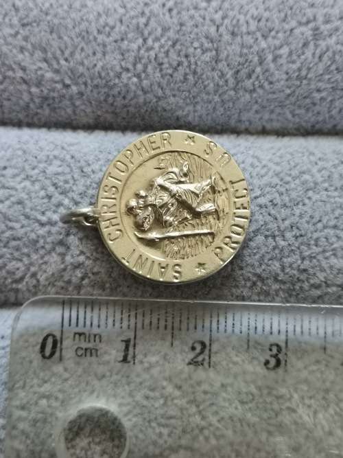 Silver St. Christopher Pendant